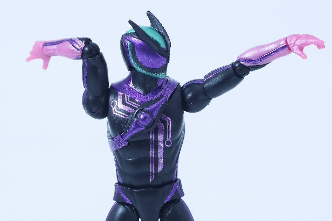 仮面ライダーアクションフィギュア カプセムチェンジコレクション　仮面ライダーゼッツ パラダイムセット　レビュー　可動範囲