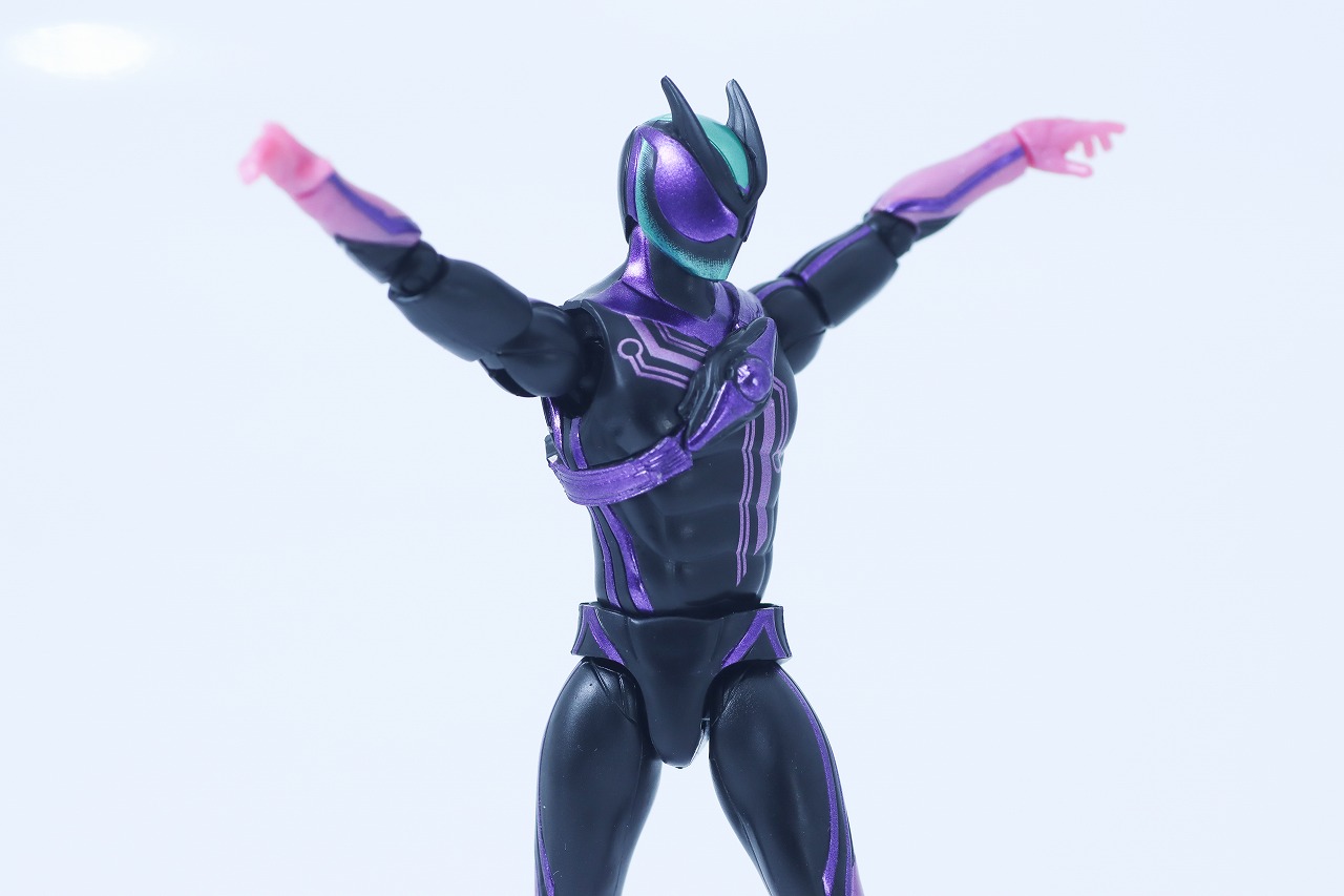 仮面ライダーアクションフィギュア カプセムチェンジコレクション　仮面ライダーゼッツ パラダイムセット　レビュー　可動範囲