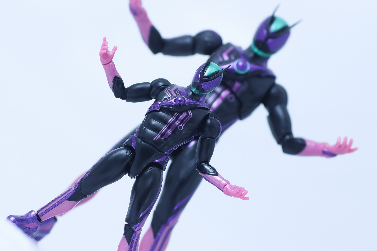 仮面ライダーアクションフィギュア カプセムチェンジコレクション　仮面ライダーゼッツ パラダイムセット　レビュー　アクション