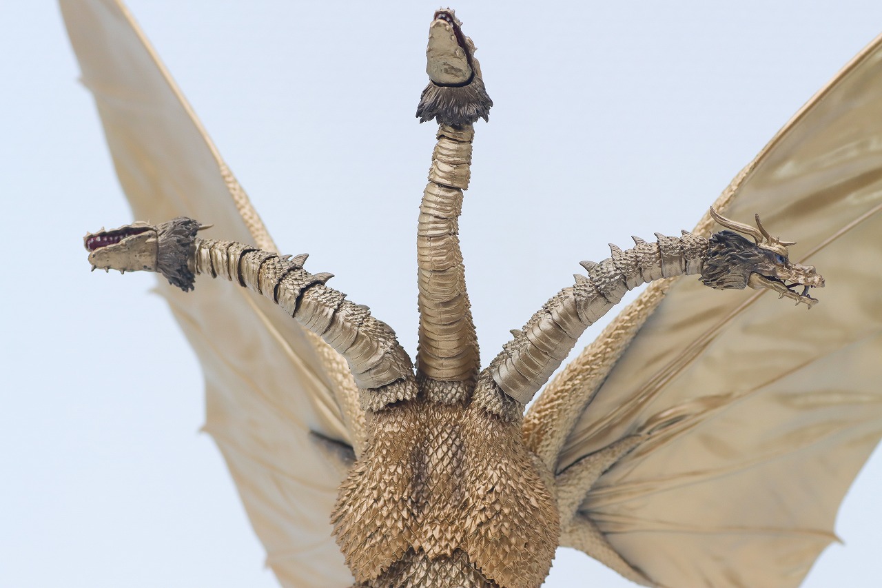 S.H.モンスターアーツ　キングギドラ（1972）　レビュー　可動範囲