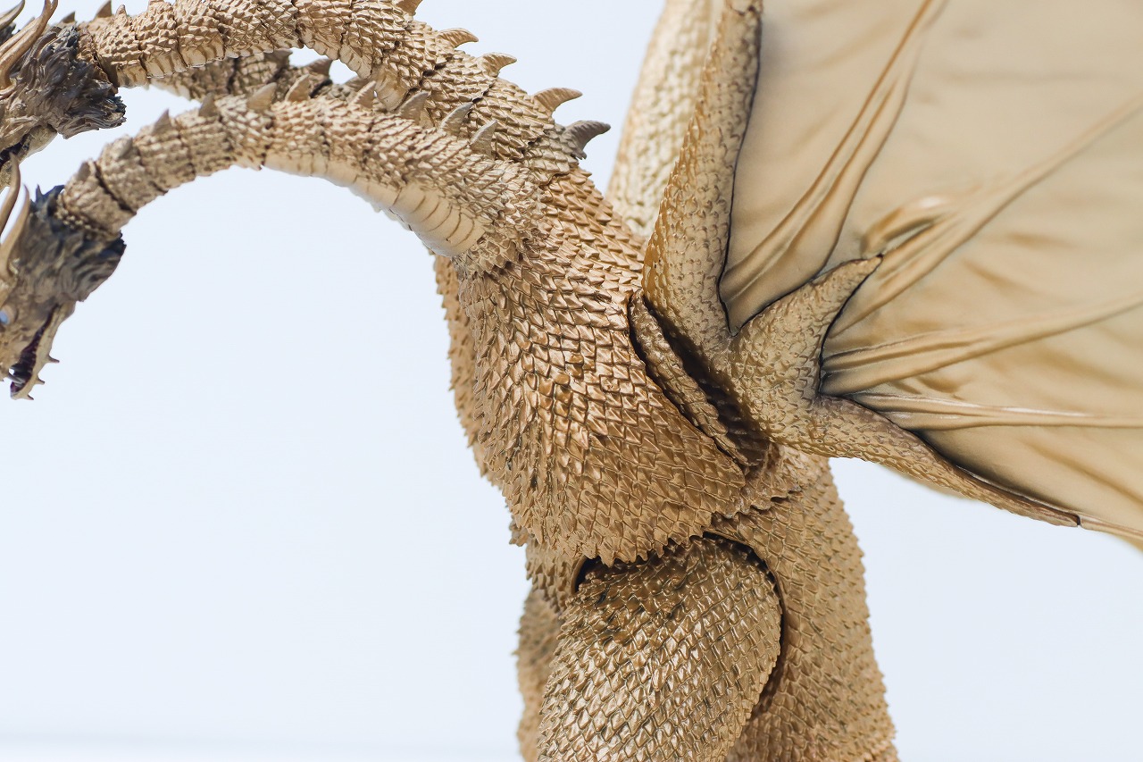 S.H.モンスターアーツ　キングギドラ（1972）　レビュー　可動範囲