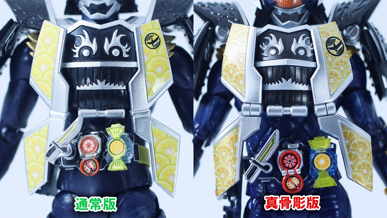 S.H.フィギュアーツ 真骨彫製法　仮面ライダー鎧武 ジンバーレモンアームズ　レビュー　比較　旧アーツ