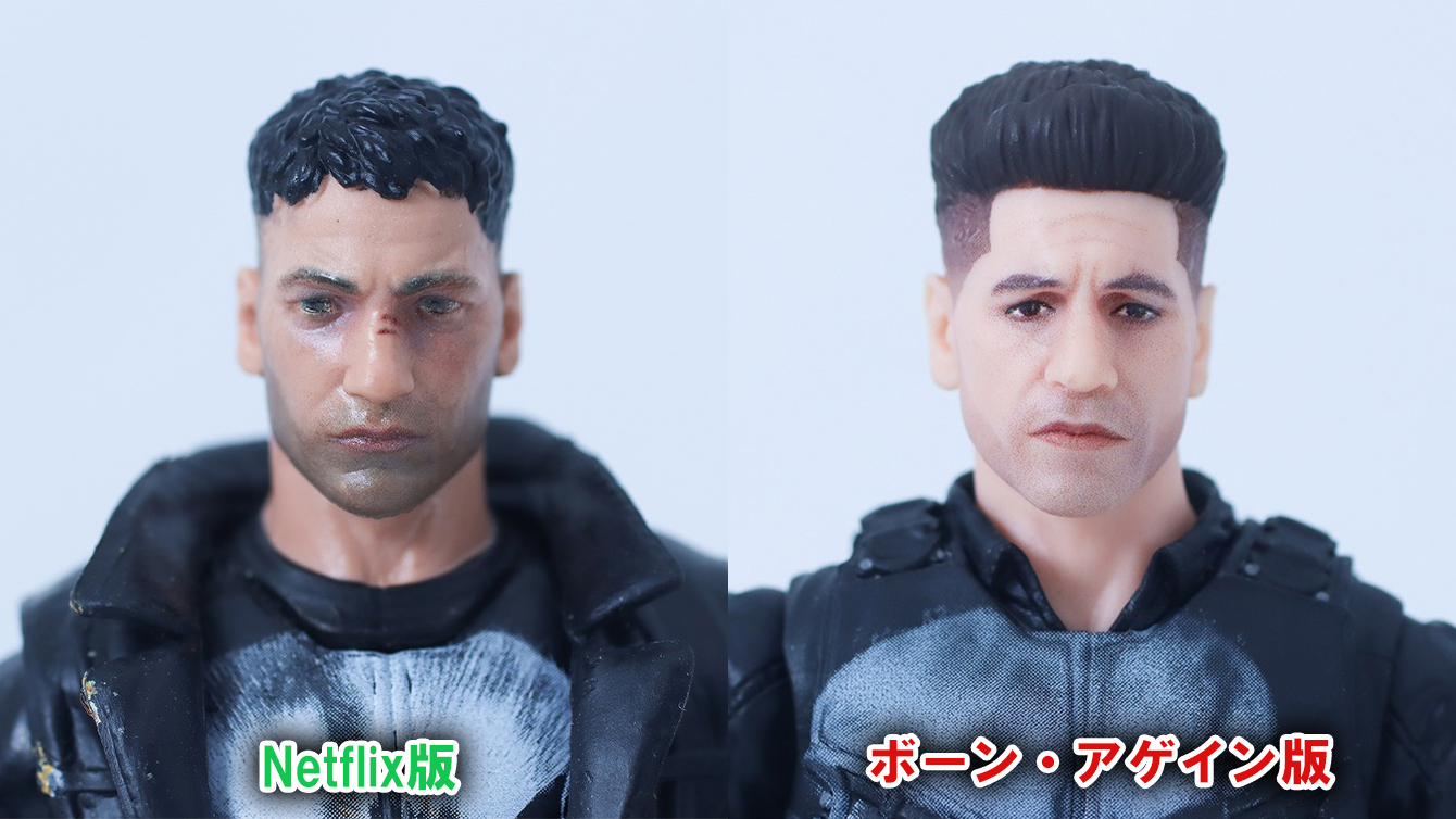 マーベルレジェンド　パニッシャー（デアデビル：ボーン・アゲイン）　レビュー　比較　Netflix版