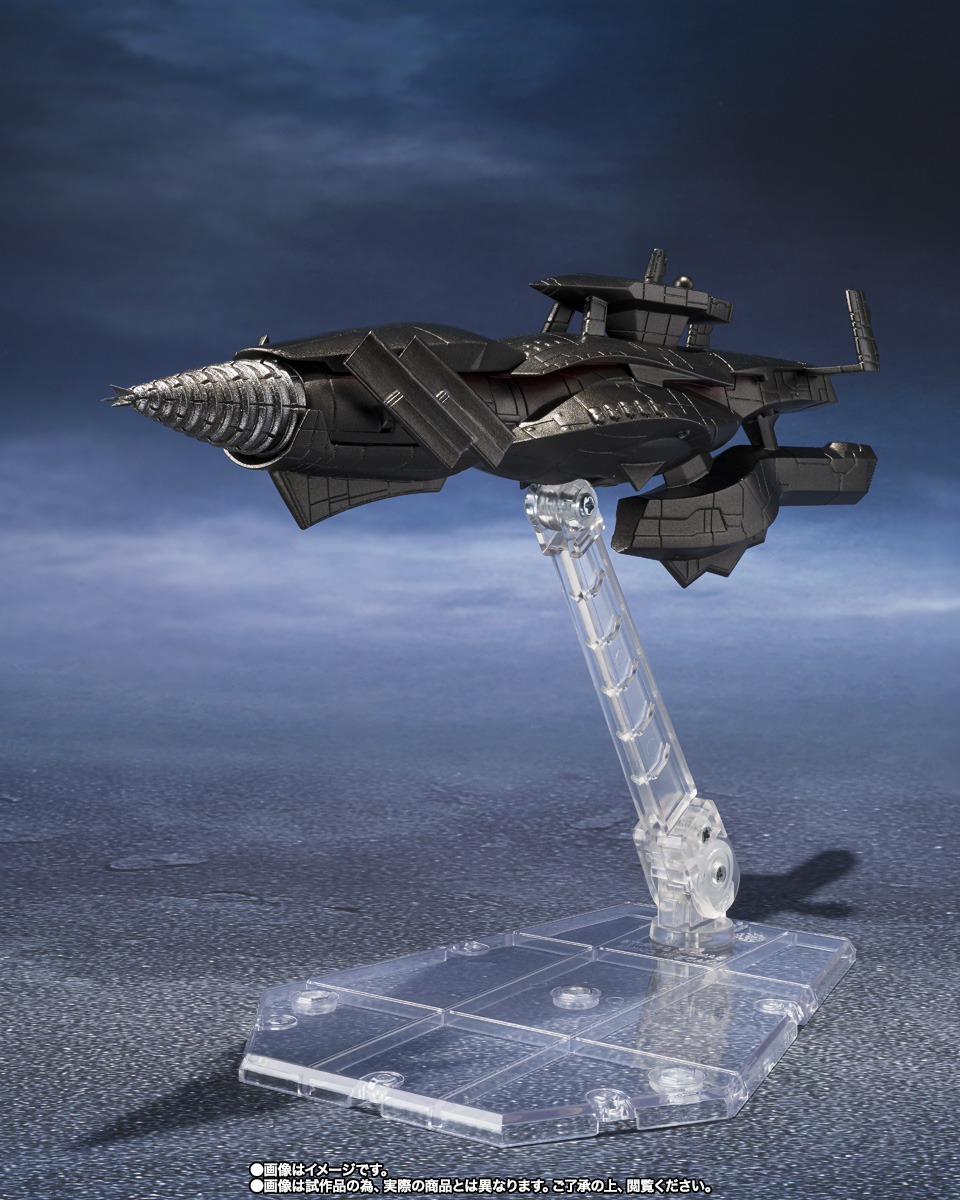 S.H.モンスターアーツ　ゴジラ（2004） 放射熱線Ver. VS 新・轟天号