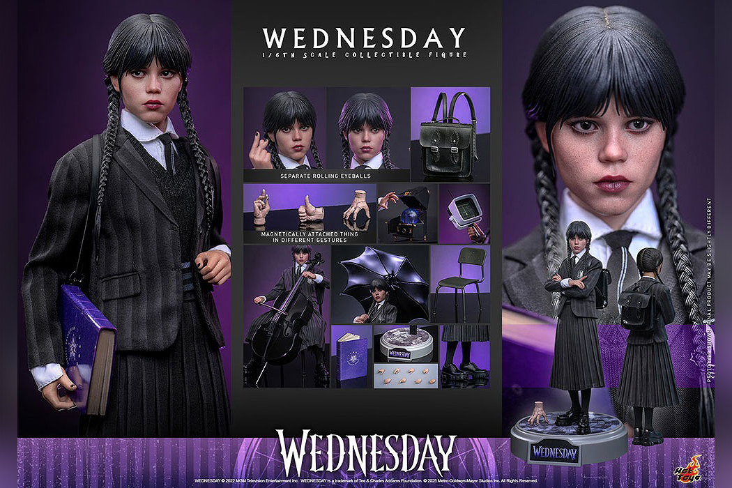 ホットトイズ新作！『ウェンズデー』からウェンズデーが25年11月に発売！