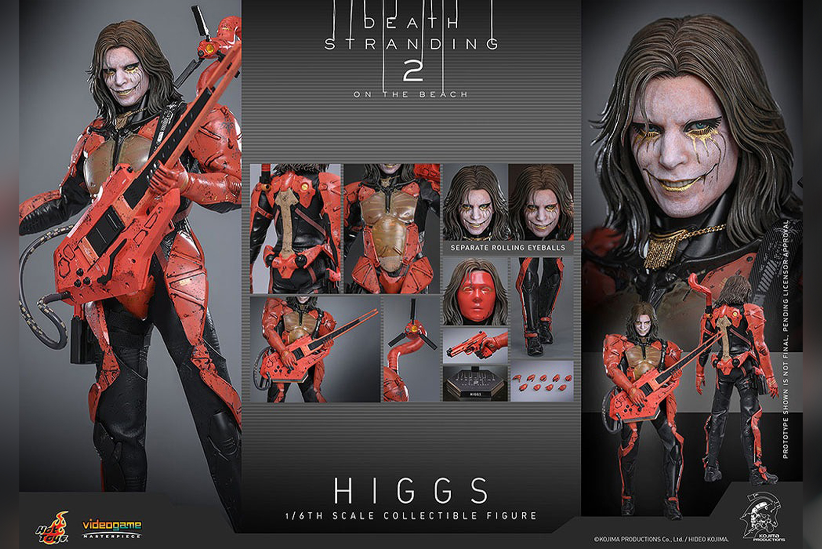 ホットトイズ新作！『DEATH STRANDING 2』ヒッグスが2026年12月発売！