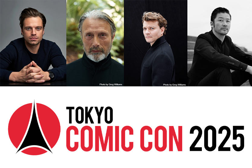 東京コミコン2025、セバスチャン・スタン、マッツ・ミケルセン、ピルウ・アスベック＆浅野忠信が参戦決定！