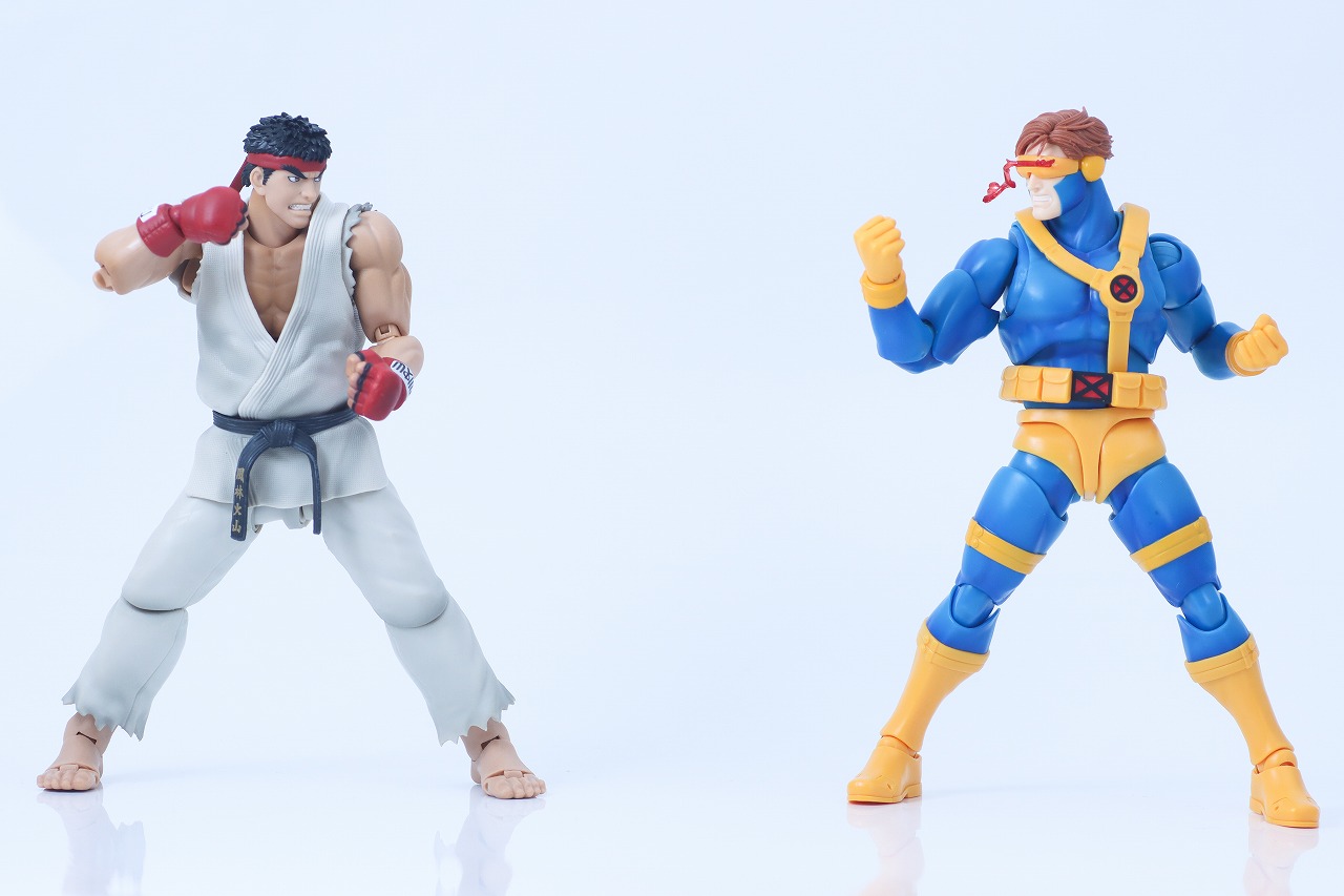 S.H.フィギュアーツ　サイクロップス（GAMERVERSE）　レビュー　アクション　リュウ