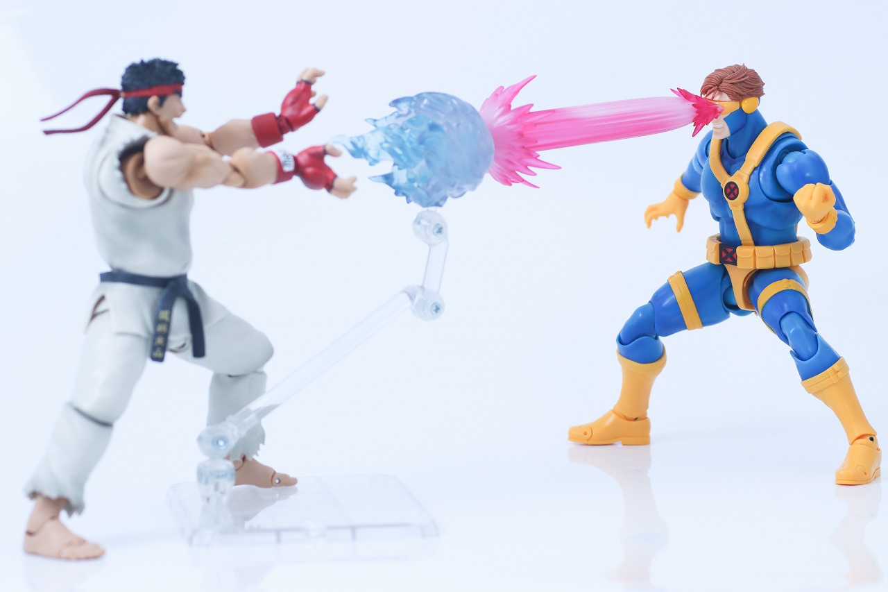 S.H.フィギュアーツ　サイクロップス（GAMERVERSE）　レビュー　アクション　リュウ