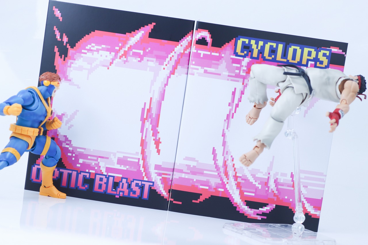 S.H.フィギュアーツ　サイクロップス（GAMERVERSE）　レビュー　アクション　リュウ