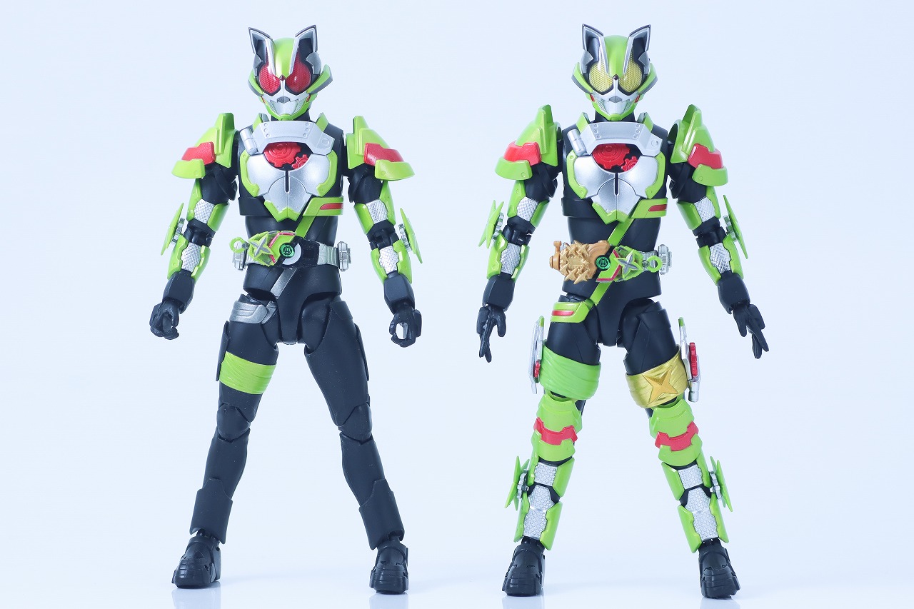 S.H.フィギュアーツ　仮面ライダータイクーン フィーバーニンジャフォーム　ケケラ　カエルの置物セット　レビュー　比較　ニンジャフォーム