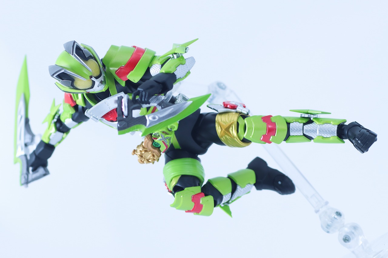 S.H.フィギュアーツ　仮面ライダータイクーン フィーバーニンジャフォーム　ケケラ　カエルの置物セット　レビュー　アクション