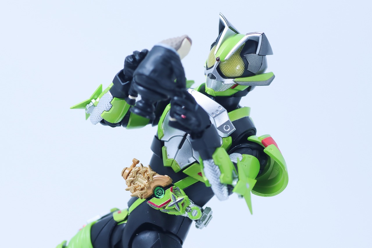 S.H.フィギュアーツ　仮面ライダータイクーン フィーバーニンジャフォーム　ケケラ　カエルの置物セット　レビュー　アクション