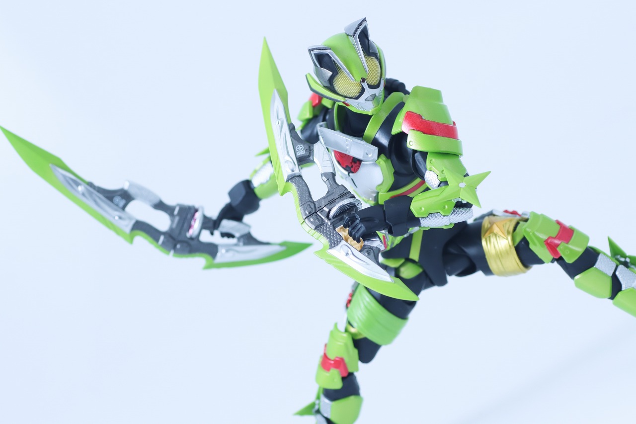 S.H.フィギュアーツ　仮面ライダータイクーン フィーバーニンジャフォーム　ケケラ　カエルの置物セット　レビュー　アクション