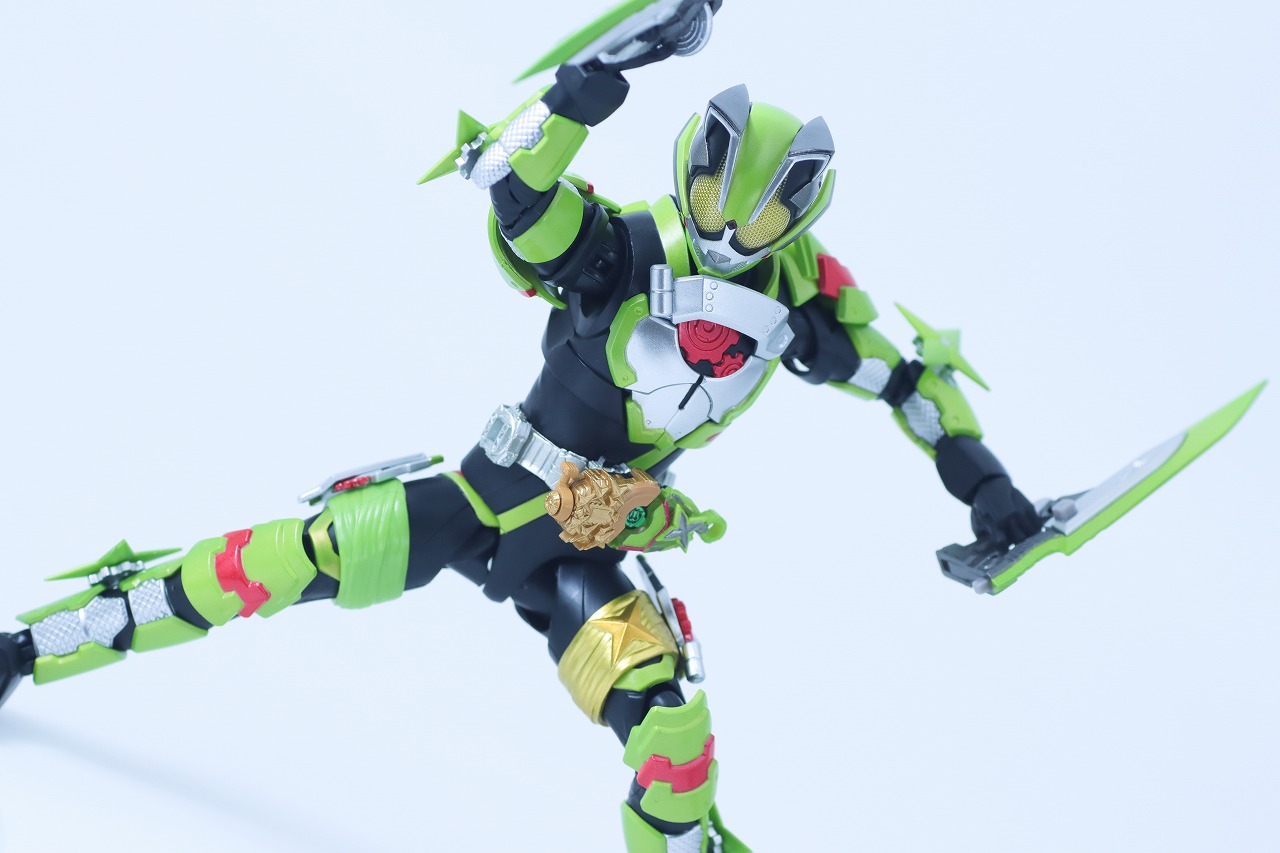 S.H.フィギュアーツ　仮面ライダータイクーン フィーバーニンジャフォーム　ケケラ　カエルの置物セット　レビュー　アクション