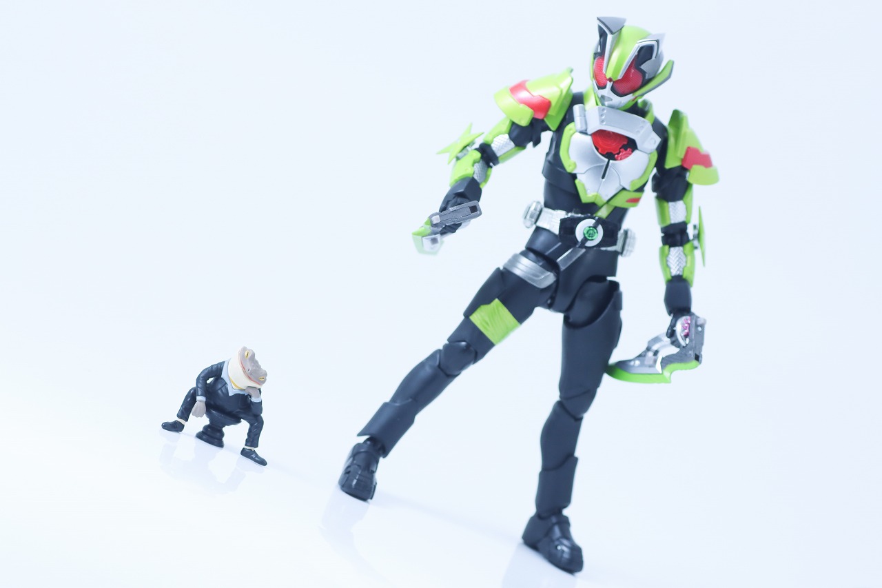 S.H.フィギュアーツ　仮面ライダータイクーン フィーバーニンジャフォーム　ケケラ　カエルの置物セット　レビュー　アクション