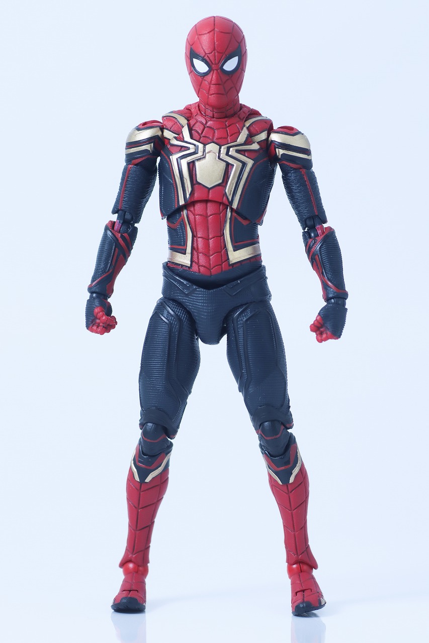 MAFEX　スパイダーマン　インテグレーテッド　スーツ　レビュー　本体