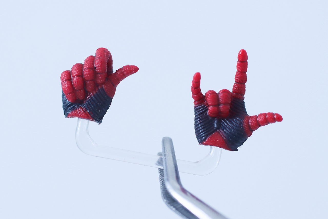 MAFEX　スパイダーマン　インテグレーテッド　スーツ　レビュー　付属品　手首