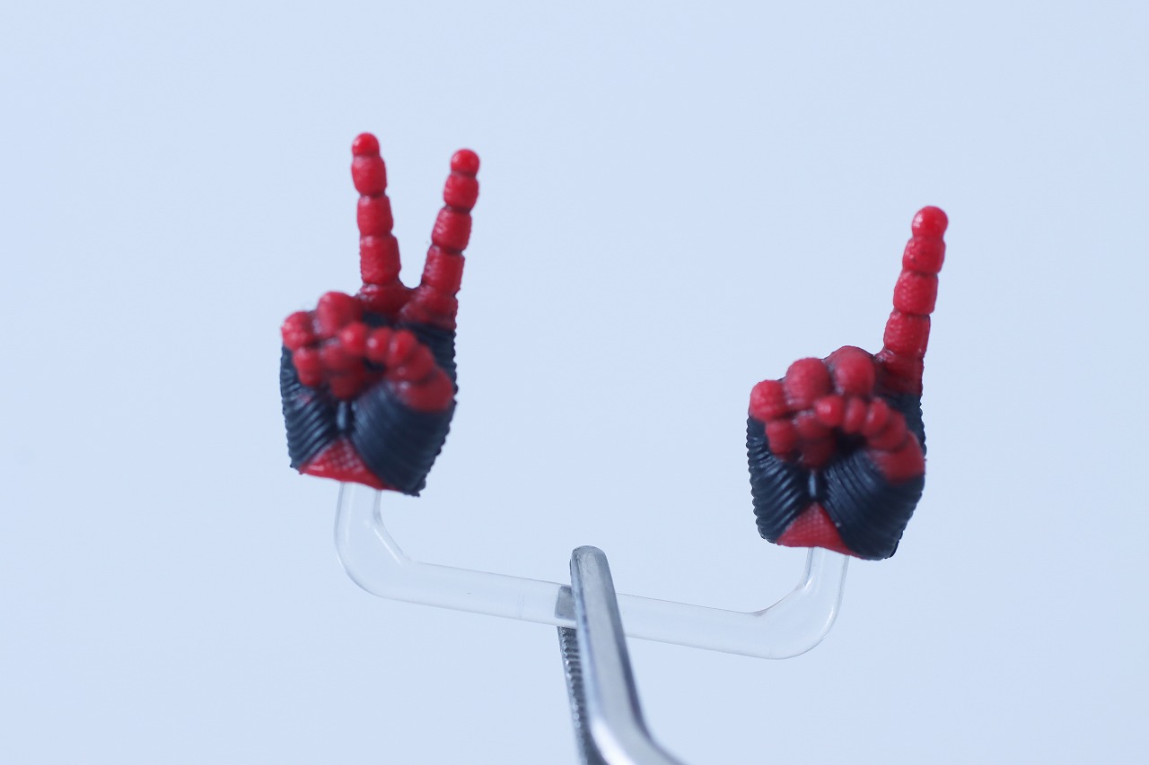 MAFEX　スパイダーマン　インテグレーテッド　スーツ　レビュー　付属品　手首