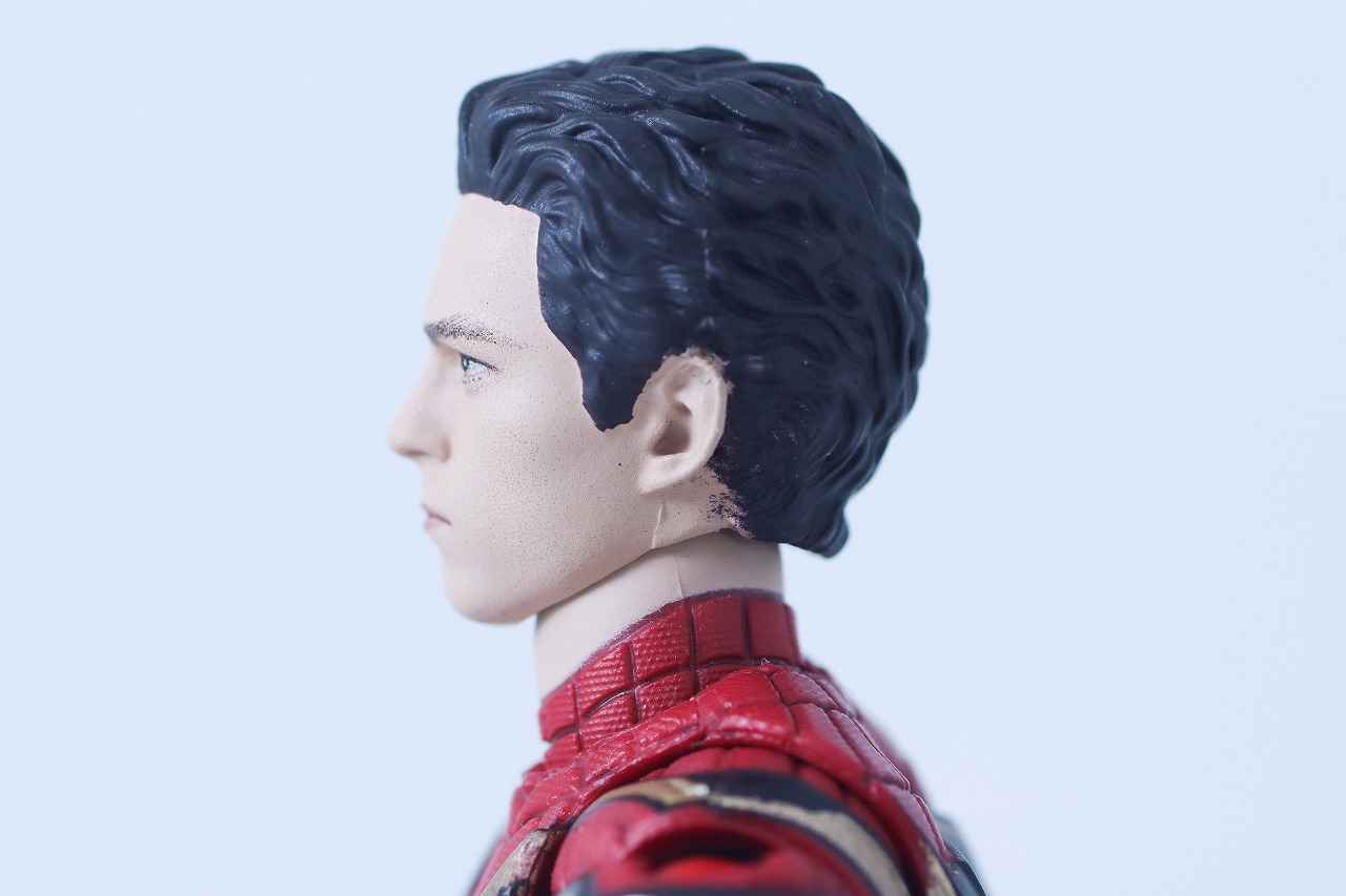 MAFEX　スパイダーマン　インテグレーテッド　スーツ　レビュー　付属品　ピーター・パーカー　素顔ヘッド
