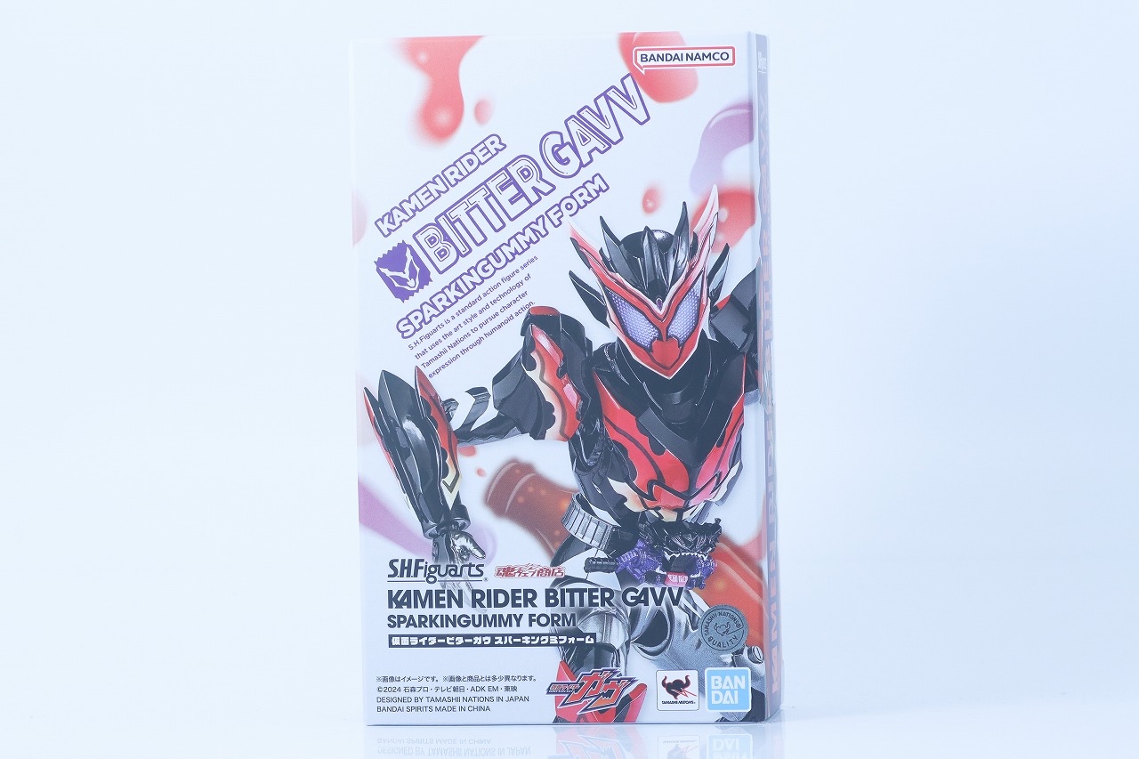 S.H.フィギュアーツ 仮面ライダービターガヴ スパーキングミフォーム レビュー パッケージ