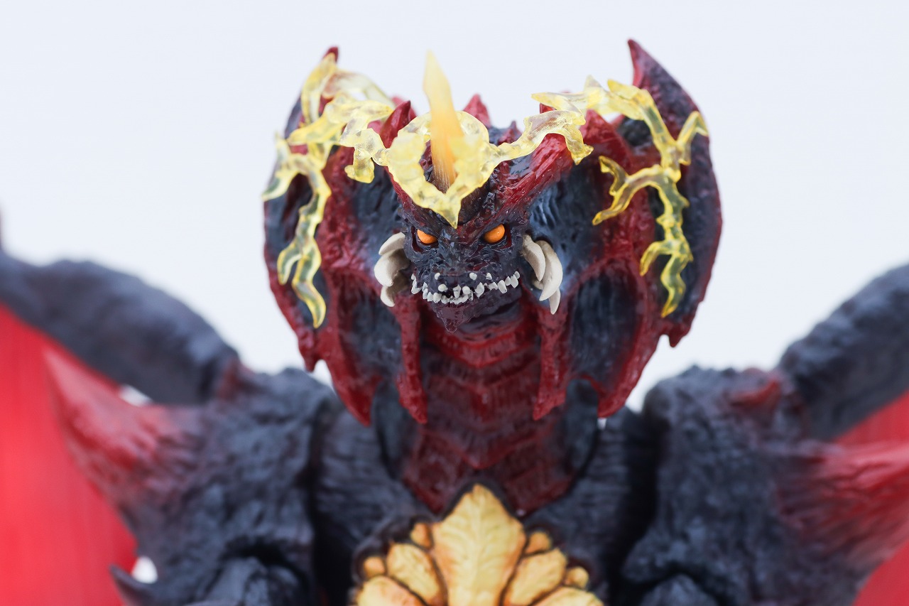 S.H.モンスターアーツ　デストロイア（完全体） 東京臨海副都心決戦ver.　レビュー　付属品　電撃エフェクト