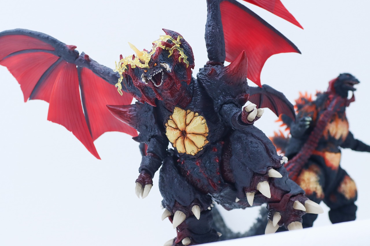 S.H.モンスターアーツ　デストロイア（完全体） 東京臨海副都心決戦ver.　レビュー　アクション　バーニングゴジラ