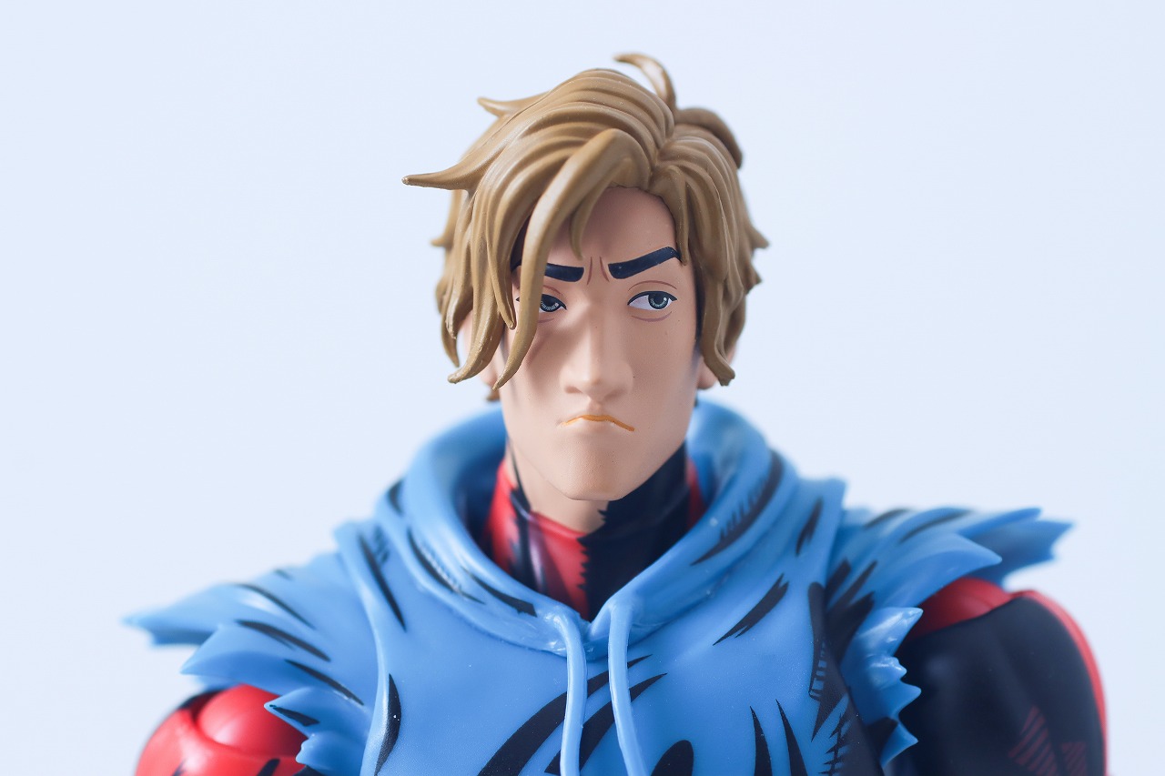S.H.フィギュアーツ　スカーレット・スパイダー（スパイダーマン：アクロス・ザ・スパイダーバース）　レビュー　付属品　ベン・ライリー　素顔ヘッド