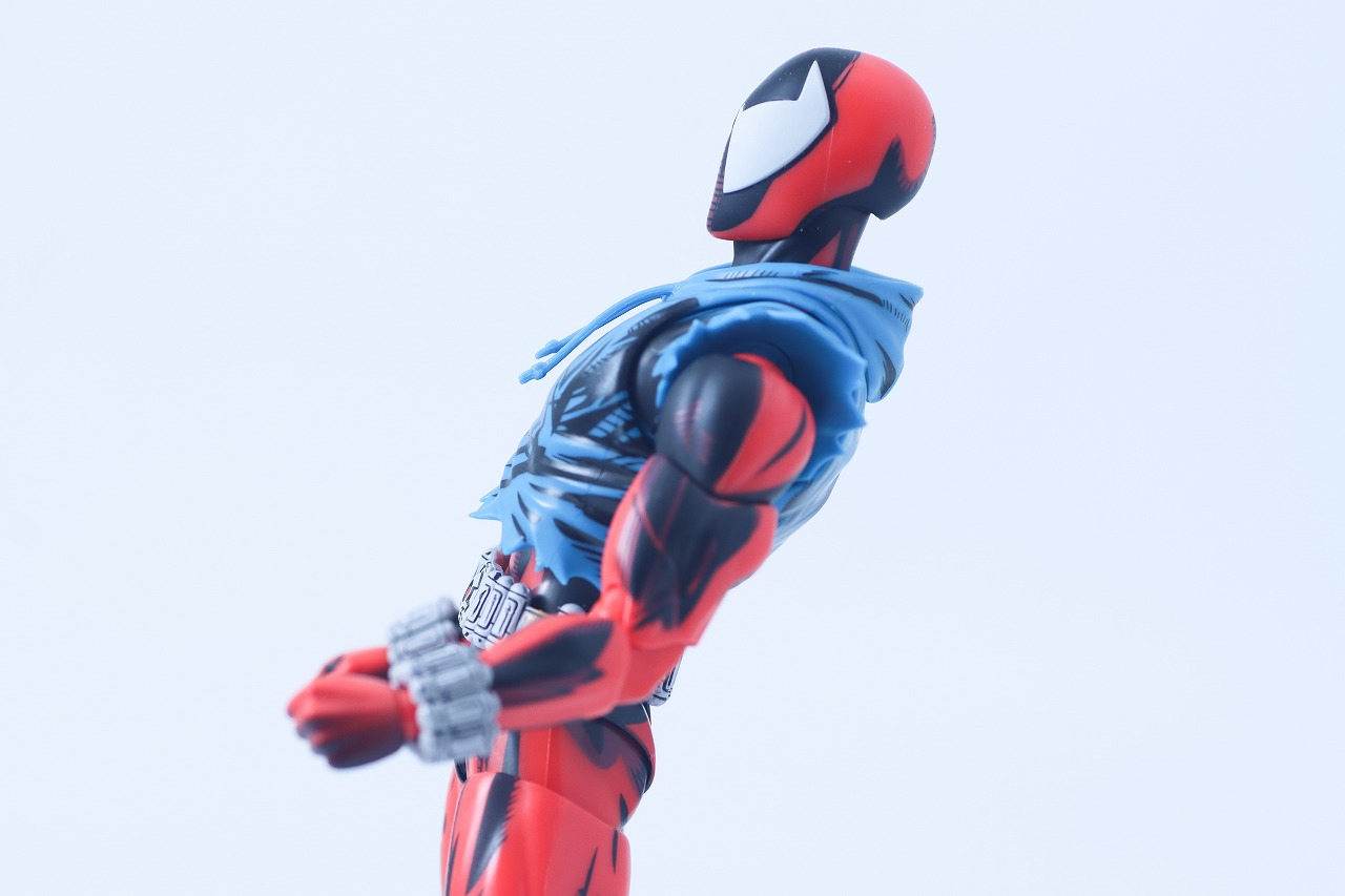 S.H.フィギュアーツ　スカーレット・スパイダー（スパイダーマン：アクロス・ザ・スパイダーバース）　レビュー　可動範囲