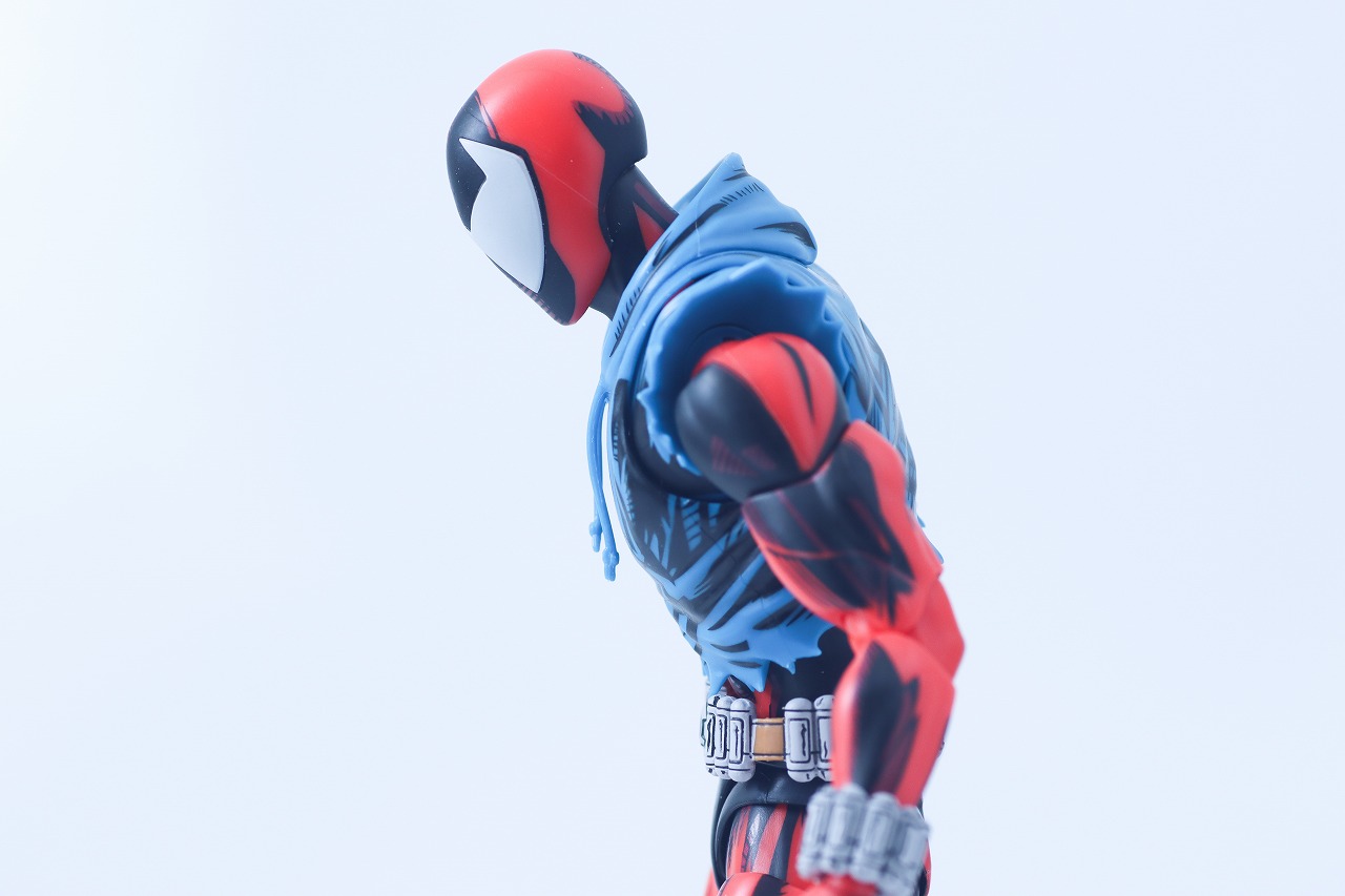 S.H.フィギュアーツ　スカーレット・スパイダー（スパイダーマン：アクロス・ザ・スパイダーバース）　レビュー　可動範囲