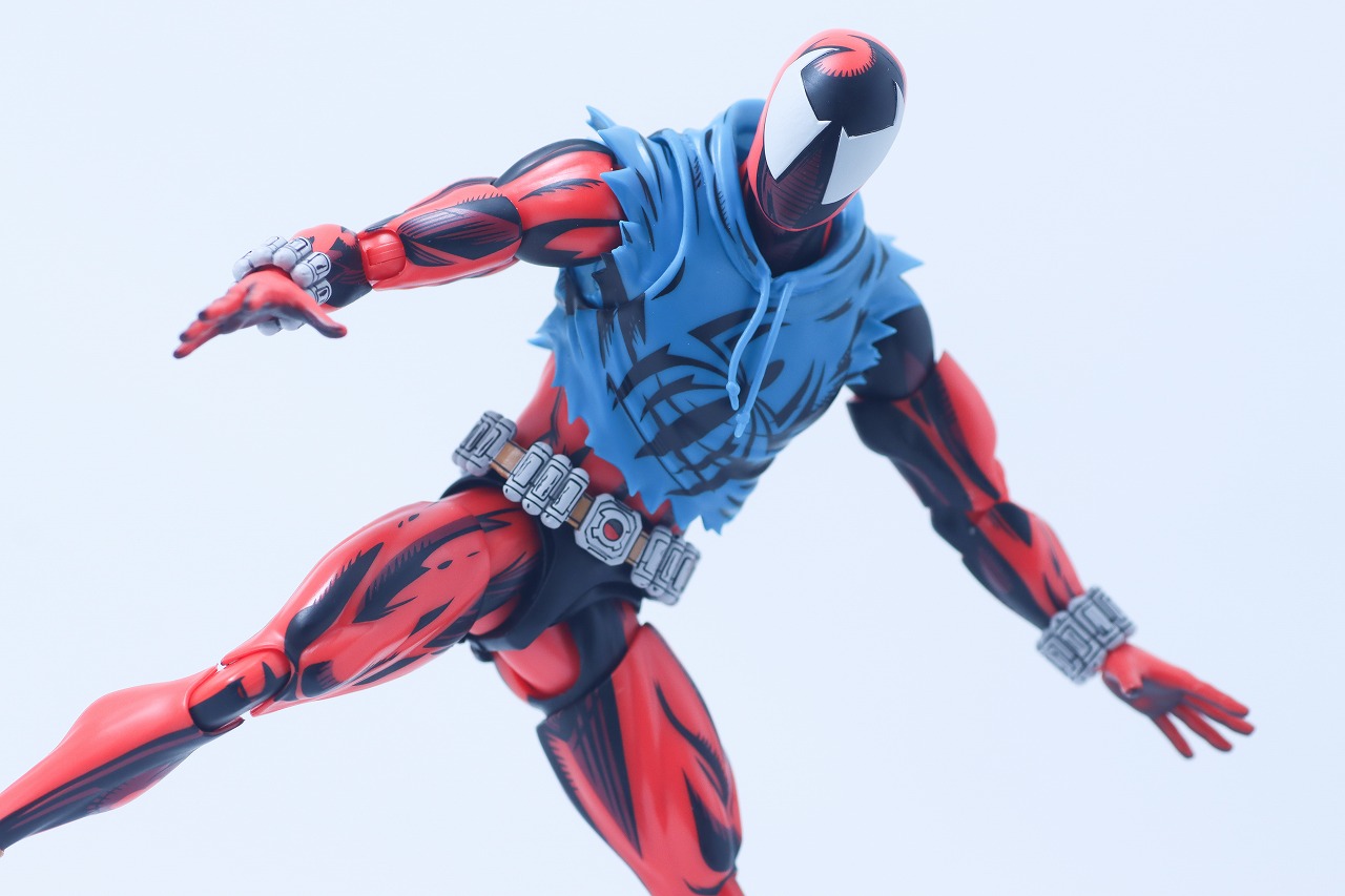 S.H.フィギュアーツ　スカーレット・スパイダー（スパイダーマン：アクロス・ザ・スパイダーバース）　レビュー　アクション