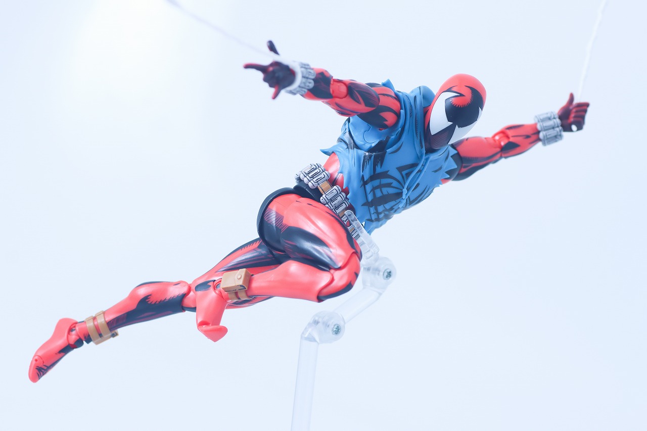 S.H.フィギュアーツ　スカーレット・スパイダー（スパイダーマン：アクロス・ザ・スパイダーバース）　レビュー　アクション