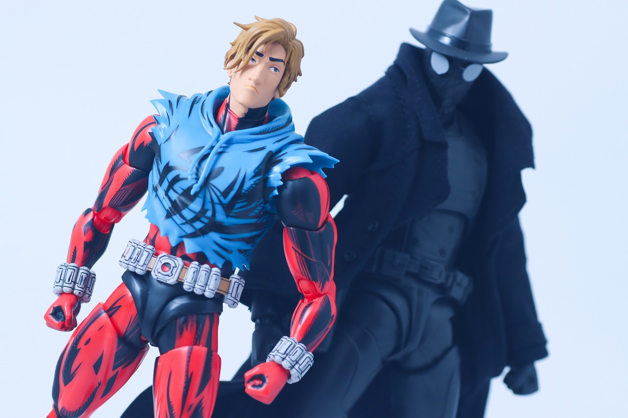 S.H.フィギュアーツ　スカーレット・スパイダー（スパイダーマン：アクロス・ザ・スパイダーバース）　レビュー　アクション　スパイダーマン・ノワール