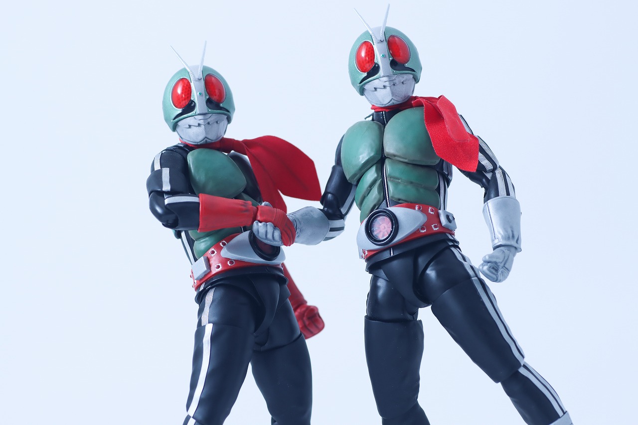 S.H.フィギュアーツ 真骨彫製法 仮面ライダー新2号 栄光の昭和ライダーエディション レビュー アクション 新1号