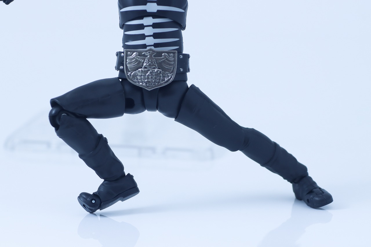 S.H.フィギュアーツ ショッカー戦闘員 地獄の昭和怪人エディション レビュー 可動範囲