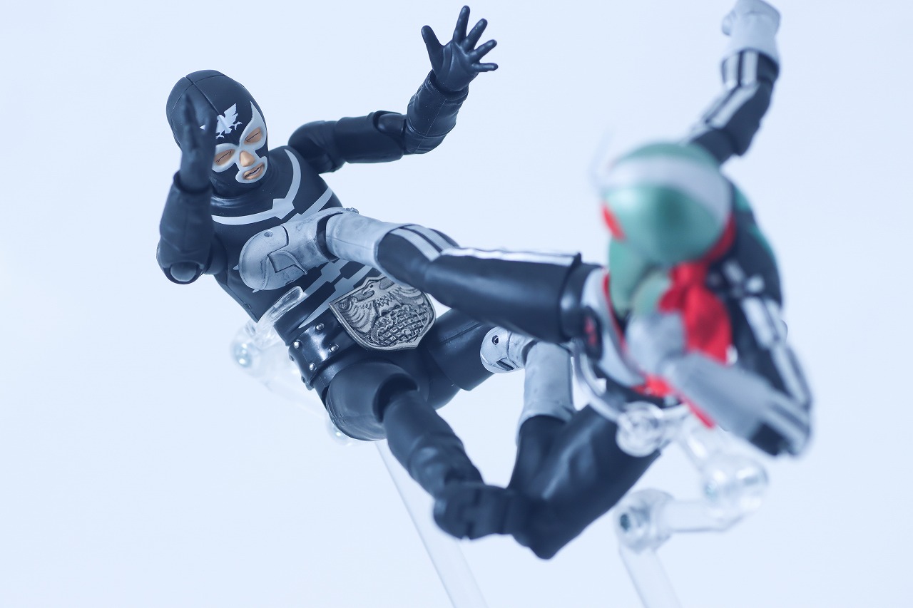 S.H.フィギュアーツ ショッカー戦闘員 地獄の昭和怪人エディション レビュー アクション 仮面ライダー新1号 栄光の昭和ライダーエディション 真骨彫製法