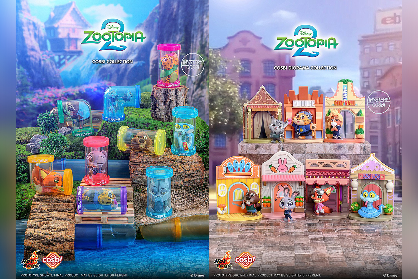コスビ新作！『ズートピア2』のキャラクターたちがデフォルメフィギュアで発売！