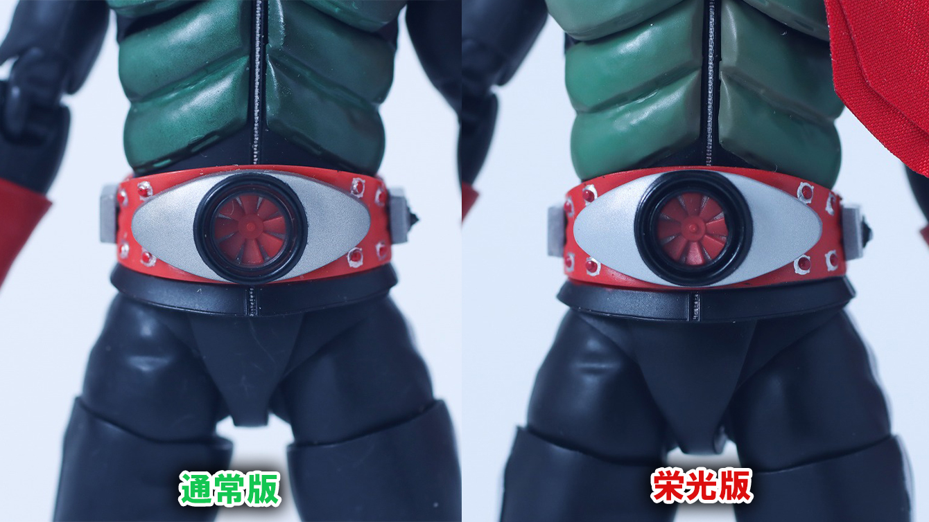 S.H.フィギュアーツ 真骨彫製法 仮面ライダー新2号 栄光の昭和ライダーエディション レビュー 比較 通常版