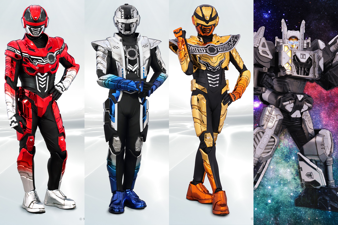 『超宇宙刑事ギャバン インフィニティ』3人のギャバンが解禁 ー 巨大ロボ・コスモギャバリオンも