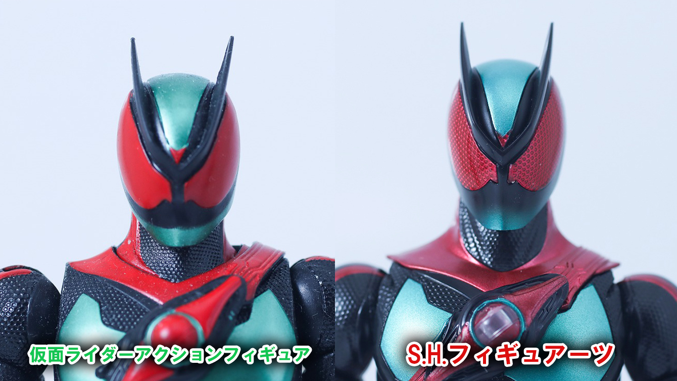 S.Hフィギュアーツ　仮面ライダーゼッツ フィジカムインパクト　レビュー　比較　仮面ライダーアクションフィギュア