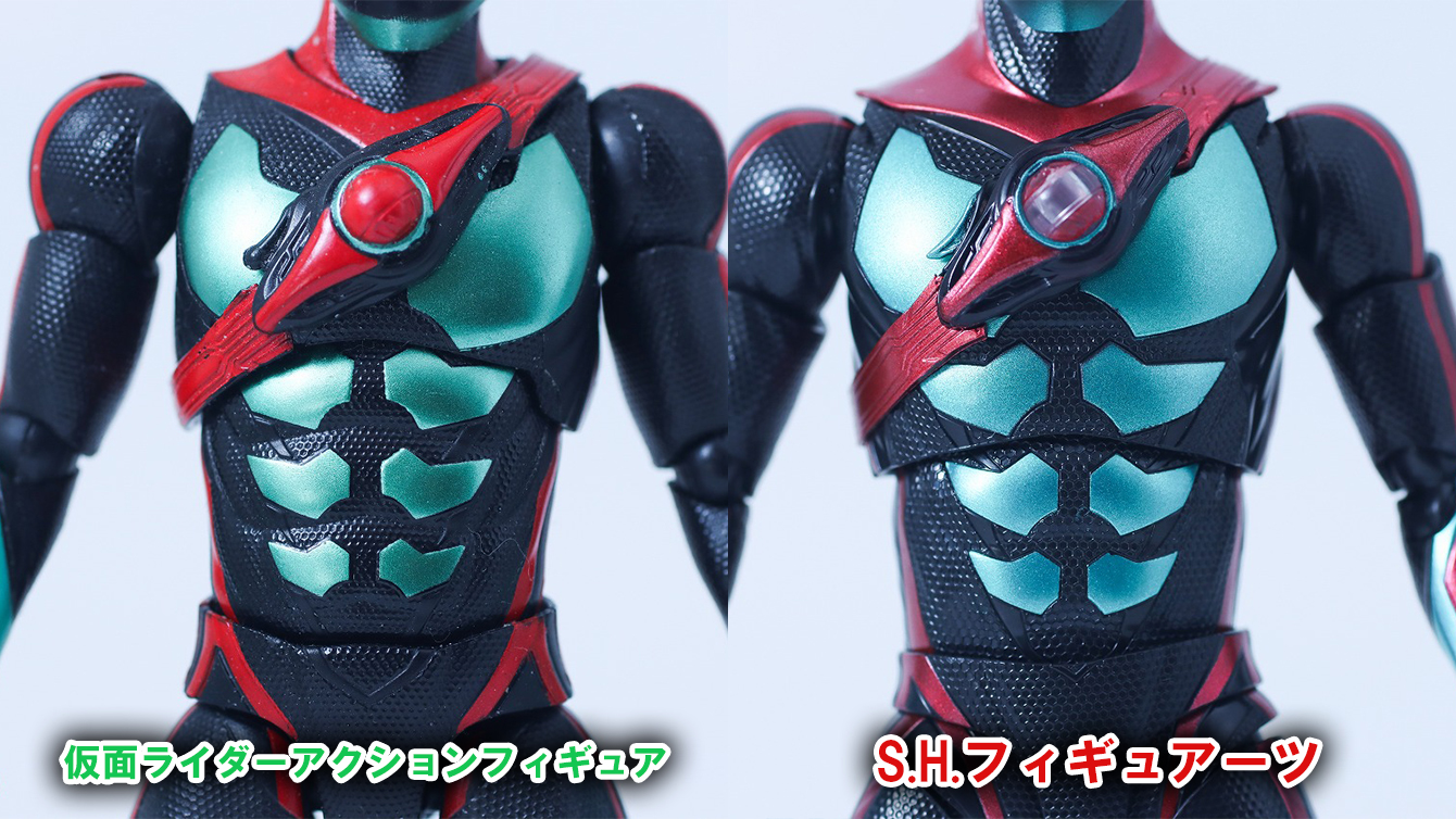 S.Hフィギュアーツ　仮面ライダーゼッツ フィジカムインパクト　レビュー　比較　仮面ライダーアクションフィギュア