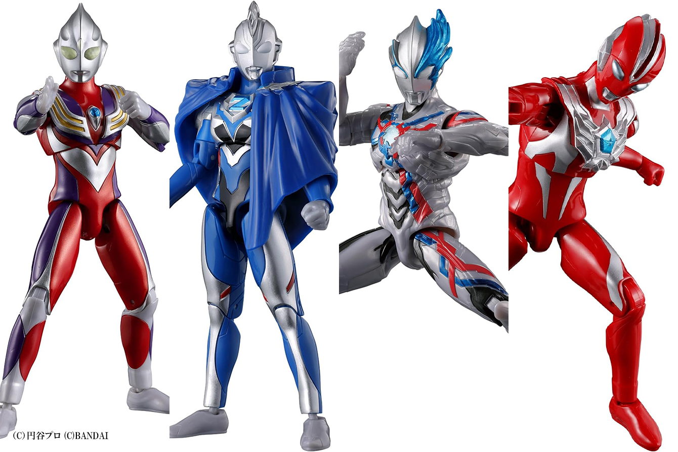 ウルトラアクションフィギュアNEO新作！ウルトラマンティガ＆ゼット＆ブレーザー＆オメガが発売！