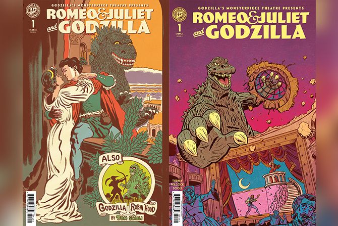 コミック『ロミオとジュリエットとゴジラ』が発表 ー 有名文学とゴジラがコラボ