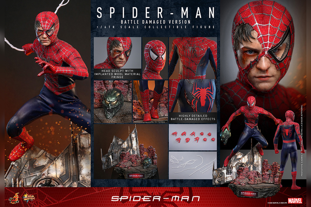 ホットトイズ新作!スパイダーマン バトルダメージ版が2027年2月に発売!